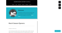 Desktop Screenshot of dominionderbygirls.net